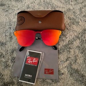 Ray•Ban•glasses•case•wipe•booklet•reflective